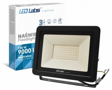 Halogen naświetlacz LED slim 100W IP65 9000lm