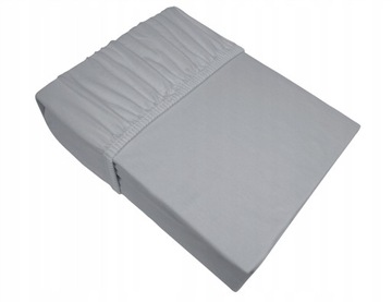 Prześcieradło Jersey z gumką 140x200 popiel 25 cm