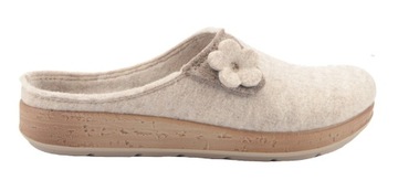 INBLU ВОЙЛОВЫЕ ТАПОЧКИ ЖЕНСКИЕ ТАПОЧКИ AD25 ДОМАШНИЕ ТАПОЧКИ СВЕТЛО-БЕЖЕВЫЙ 36