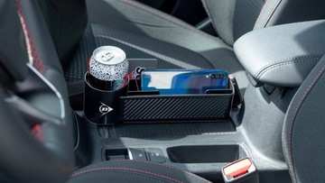 Schowek organizer samochodowy między fotele auta do kabiny DUNLOP