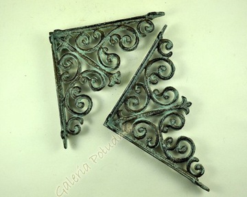 Podpórki pod półkę - żeliwne wsporniki