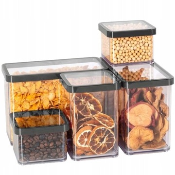 ROTHO 4 КОНТЕЙНЕР ДЛЯ ХРАНЕНИЯ ПИЩЕВЫХ ПРОДУКТОВ, ЧЕРНЫЙ