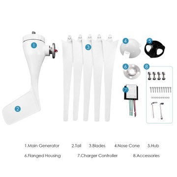 Ветрогенератор 12В 1200Вт с контроллером