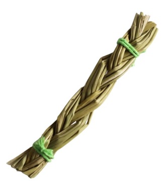 SWEETGRASS słodka trawa Naturalne Kadzidło sweet grass warkocz 10cm 2g