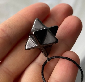 КУЛОН МАРКЕБА ШУНГИТОВЫЙ, радиатор 1,5 см