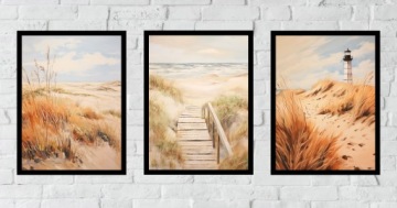 30x40 НАБОР РАМКИ КАРТИНЫ ПОСТЕРЫ РАМКА ПЛЯЖ ПАМПАС ТРАВА БОХО ПРИРОДА