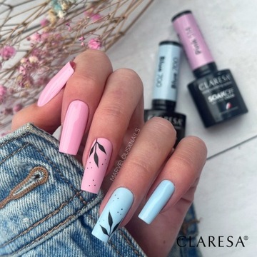 Лак для ногтей Claresa гибридный синий 700 5 мл