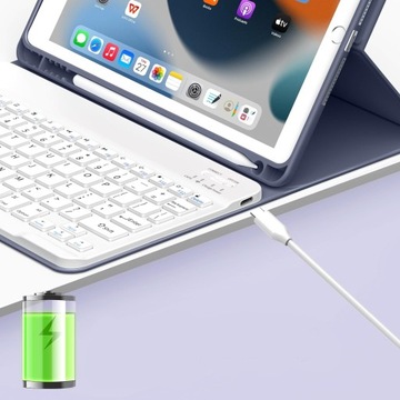ETUI OBUDOWA CASE Z KLAWIATURĄ DO IPAD 10.2 7/8/9 GENERACJI KOLORY