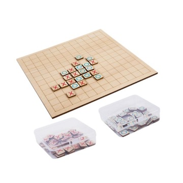 Деревянная игра крестики-нолики для детей, развивающие игрушки, настольная игра «Пять в ряд»