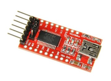 Konwerter USB na FTDI Moduł RS232 TTL Chip FT232RL UART Napięcie 3.3V / 5V