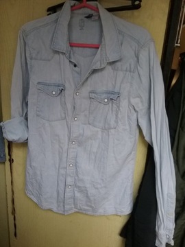 koszula jeans H&M slim