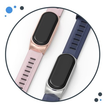 Ремешок Duo Band для Xiaomi Mi Band 3 4 5 6 женский розовый для женщин сильный