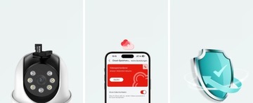 3-мегапиксельная WIFI-камера с поворотным зумом и отслеживанием на открытом воздухе