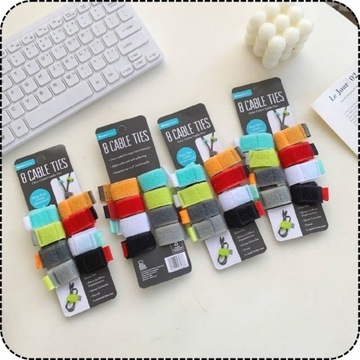 8X ЛЕНТА-ВЕЛКРО ДЛЯ ЗАКРЕПЛЕНИЯ КАБЕЛЕЙ – НАБОР ЦВЕТОВ