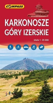 MAPA - KARKONOSZE GÓRY IZERSKIE 1:35 000