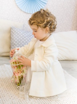 płaszczyk ecru roz 80 AJA