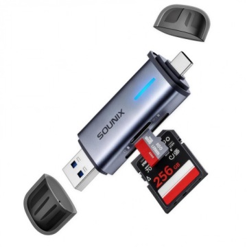 Czytnik Kart SD USB Adapter USB 3.0 USB-C Micro SD Microsd TF 5 Gb/s do 2TB