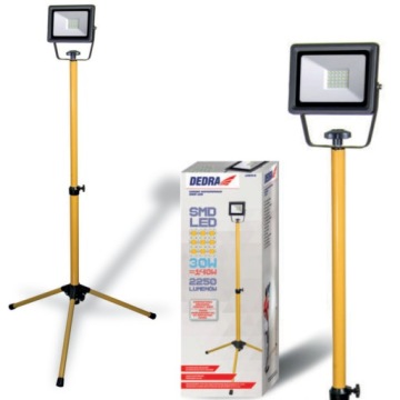 СВЕТИЛЬНИК ДЛЯ МАСТЕРСКОЙ DEDRA 30ВТ SMD LED ШТАТИВ L1071-3