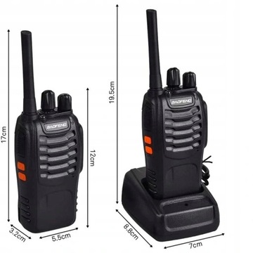 4X BAOFENG BF-888S КОРОТКОВОЛНОВЫЕ ПУТЕШЕСТВИЯ ВЫСОКОЙ МОЩНОСТИ И С