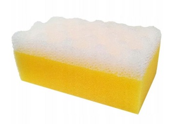 GĄBKA DO KĄPIELI 2-WARSTWOWA MYJKA DUŻA GRUBA DO MYCIA CIAŁA PEELING GRATIS