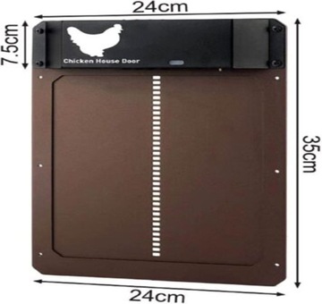 БЕСПРОВОДНАЯ АВТОМАТИЧЕСКАЯ ДВЕРЬ ДЛЯ КУРИТНИКА, ЧЕРНАЯ