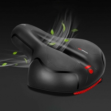 Wyściełane siodełko rowerowe z pianki Memory Foam