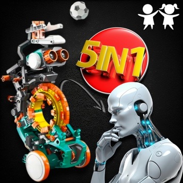 Кодирование робота 5IN1 Творческая образовательная игрушка подарок для мальчика