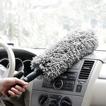Автомобильная тряпка из микрофибры, устойчивая к царапинам, выдвижная ручка, ручная тряпка для пыли, авто