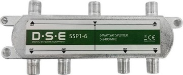 Rozgałęźnik 1/ 6 Splitter Sygnału TV SAT Unicable