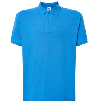 KOSZULKA POLO MĘSKA JHK 210 AZZURE XS