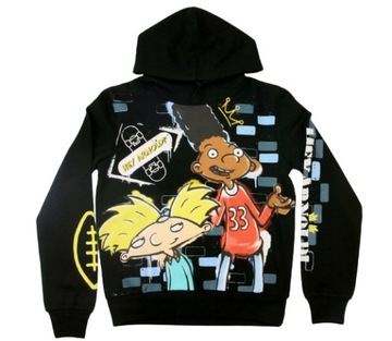 Hej Arnold! Nickelodeon Bluza z kapturem r. 8