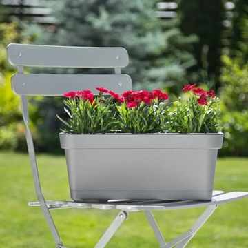 Балконный ящик ЛОБЕЛИЯ 60см - антрацит - Ламела