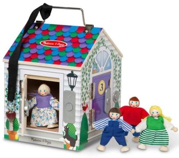 Domek z Drewna Zamki i Lalki Klucze Dźwięk Melissa and Doug