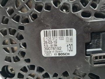 ALTERNÁTOR 130A OPEL ASTRA K 1.0 TURBO