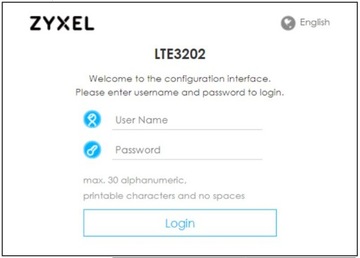 LTE 4G WiFi РОУТЕР ZYXEL LTE3202-M430 ДЛЯ SIM-КАРТЫ