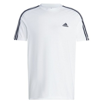 Adidas Koszulka Sportowa Męska Biała Bawełniana IC9336 r. L