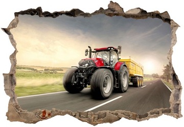 Naklejki na ścianę dla dzieci 3D Traktory extra 130x90