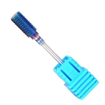 Frez z węglika blue walec do pięt i usuwania żelu