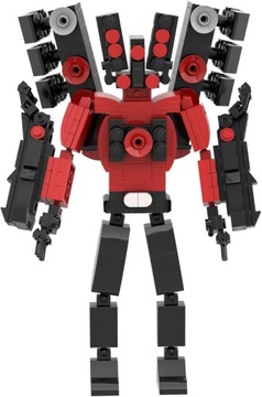 ZESTAW KLOCKÓW BUDOWLANYCH Z FIGURĄ TITAN SPEAKERMAN