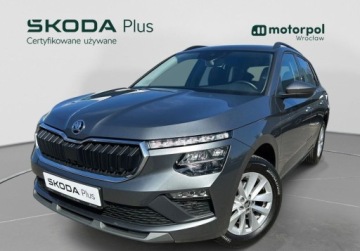 Skoda Kamiq Crossover Facelifting 1.0 TSI 115KM 2024 Skoda Kamiq Selection, Podgrzewane fotele i kierownica, Tempomat, Bezwypad