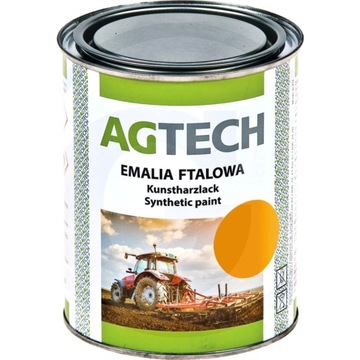 Желтая лакокрасочная краска для ремонта металла URSUS C-330 C-360 0.8л AGTECH