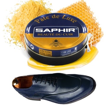 ВОСКОВАЯ ПАСТА ДЛЯ ОБУВИ SAPHIR NAVY 50 мл