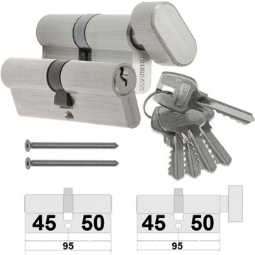 WKŁADKI ALUBRASS 45/50 + G50/45 SYSTEM 5KL NIKIEL