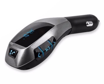 Transmiter X5 Bluetooth FM Ładowarka 2xUSB LCD MP3