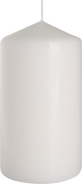 Świeca walec biała 80/150 około 66 godzin Aura Candles