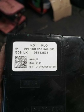 VW GOLF V SKODA CZUJNIK KĄTA SKRĘTU 1K0953549BP