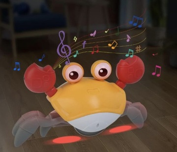 ИНТЕРАКТИВНАЯ ИГРУШКА КРУИНГ БЕГУЩИЙ КРАБ УЧИТСЯ ХОДИТЬ ЗВУК