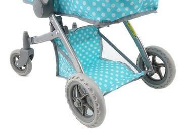 Wózek głęboki daszek kosz nosidełko torba 3w1