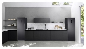 Комплект SAMSUNG Холодильник RR39C7EC5B1 + морозильная камера RZ32C7CBEB1 Графитовая сталь