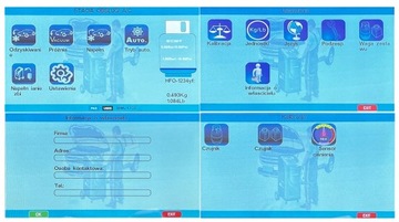 Станция кондиционирования воздуха PL 2 хладагента R134A Принтер R1234YF Купчик DUAL-GAS
